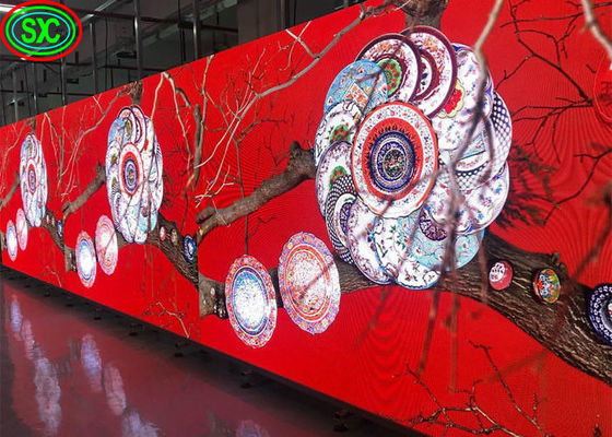 Tấm LED cong độ sáng 1200cd/M2, cho thuê HD P2.9 P3.91 P4.81, phông nền sân khấu màn hình LED