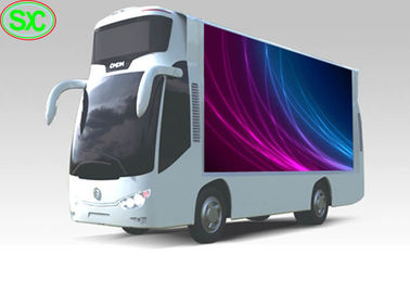 Màn hình quảng cáo ngoài trời chống nước LED Truck hiển thị P6 độ sáng cao Epistar Chip