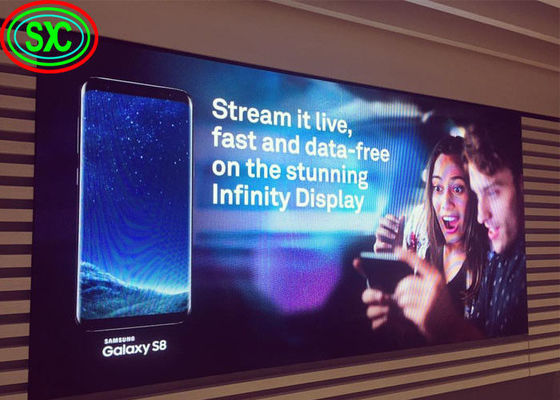 1200cd / m2 Độ sáng màn hình tường video LED SMD2121 Tốc độ làm mới cao 3840hz màn hình LED đầy màu trong nhà