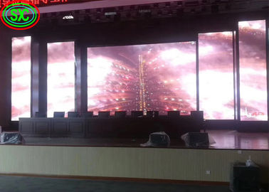Chất lượng cao P3.91 Indoor Led Screen Stage Event Cho thuê Full Color Video Wall 7 Segments