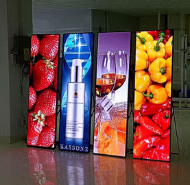 64X64 Module Resolution LED Poster Display SMD2121 Chips Die Casting Tủ nhôm