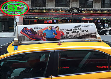 Bên ngoài Full Color Car Rental LED Signage Display 4.81mm Pitch IP65 Quản lý quảng cáo