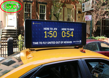 Bên ngoài Full Color Car Rental LED Signage Display 4.81mm Pitch IP65 Quản lý quảng cáo
