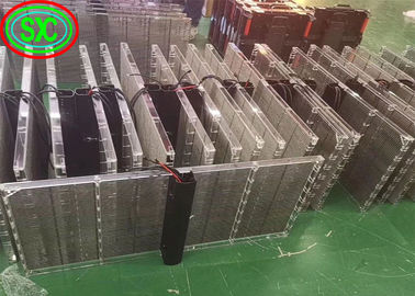 Trọng lượng nhẹ Màn hình Led Video Transparent Wall Mesh Billboard Glass Display chống nước Màn hình video led minh bạch