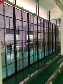 Nationstar Kinglight đèn LED P3.91-7.82 Full Color Waterproof Mesh Transparent LED Glass Wall cho trong nhà và ngoài trời