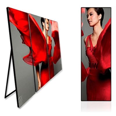 Chiếc màn hình nhôm đúc chết mặt trước COB P2.5 Digital LED Poster Stereo Mount Dễ cài đặt