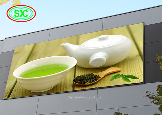 P4 Không thấm nước ngoài màn hình LED đầy màu sắc 4mm Pixel Pitch 10000h Thời gian sử dụng