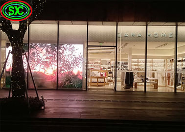 Màn hình LED trong suốt đầy màu sắc P3.91-7.82 1000mm*500mm/1000mm*1000mm Glass Windows