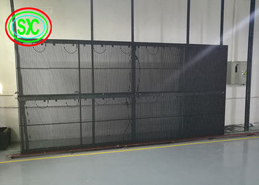 Nationstar Kinglight đèn LED P3.91-7.82 Full Color Waterproof Mesh Transparent LED Glass Wall cho trong nhà và ngoài trời