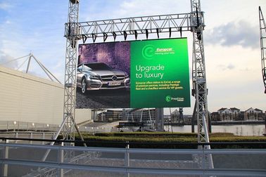 Super Clear Vision Car Exhibition Stage P4.81mm Bên ngoài màn hình LED màu đầy đủ cho độ nét cao