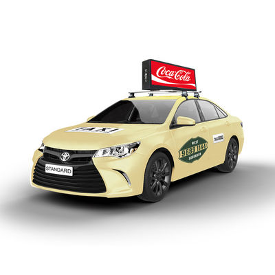 P5 Full Color Double-sided Car Taxi Roof LED Display IP65 Không thấm nước