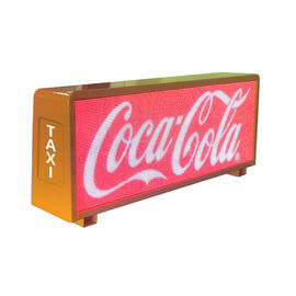 Ngoài trời Full Color P5 LED Display Xe mái quảng cáo biển báo Double Side Taxi Top