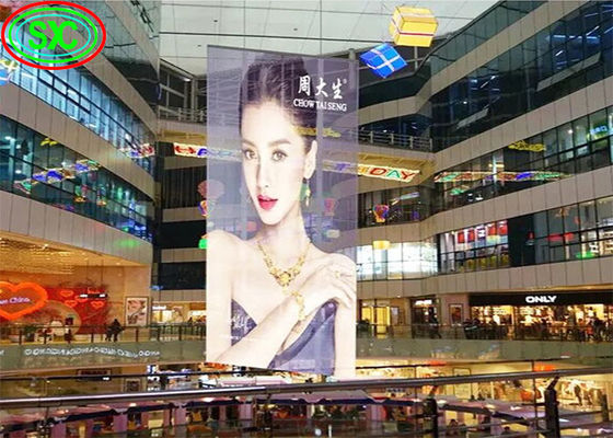 Giá tốt P3.91-7.82mm Màn hình LED trong suốt cho tường rèm thủy tinh trực tuyến
