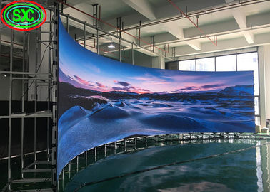 Khung nhôm die-cast Đơn giản cài đặt Mô-đun độ phân giải SMD P4 Indoor HD Full Color LED Display