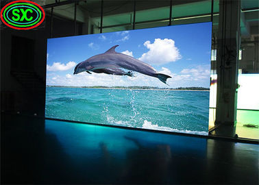 SMD2121 P2.5 Tiêu chuẩn 500x500mm Tủ nhôm đúc chết Nội thất đầy màu Haning LED Display