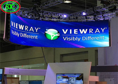 Lớp lót nhôm đúc chết P6 Full Color Indoor Suspended LED Screen 2500nits Brightness 27777 dots/sqm Pixel Density