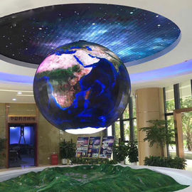 360° Bên ngoài Full Color Column Sphere LED Display Màn hình xây dựng Billboard