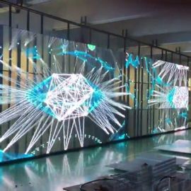 Màn hình LED trong suốt đầy màu sắc P3.91-7.82 1000mm*500mm/1000mm*1000mm Glass Windows