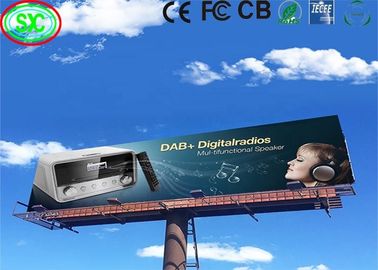 P12 Màn hình LED ngoài trời chống nước đầy màu sắc, tỷ lệ làm mới cao Quảng cáo bảng quảng cáo LED