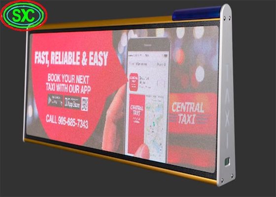 Giá tốt Double Side P5 Quảng cáo màn hình LED Xe ô tô Bảng hiệu Xe taxi Bảng hiển thị LED trực tuyến