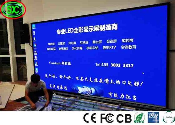 P2-P6 Indoor Portable Led Video Wall Độ sáng cao Quảng cáo màn hình LED HD