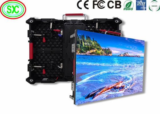 HD SMD LED Die-Cast Aluminium Screen 62500 Dots/Sqm, Nhà trong nhà LED TV Wall Rent