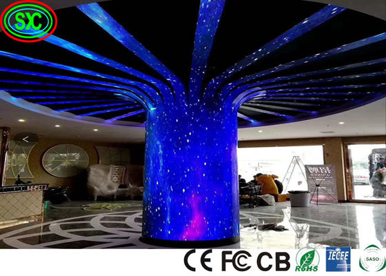 Màn hình LED Full Color HD trong nhà với tỷ lệ làm mới cao, phù hợp với sảnh khách sạn, buổi hòa nhạc