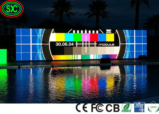 Kim loại Quảng cáo kỹ thuật số P4 SMD3528 Indoor Full Color LED Display Indoor full color led display