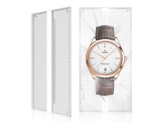 Màn hình đèn LED trong suốt độ sáng cao Bảng quảng cáo Chip Epistar 3 năm bảo hành