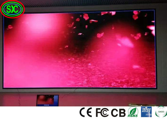 Phòng nội thất chất lượng cao P4 màn hình LED đầy màu tường video cho phòng họp nhà thờ studio