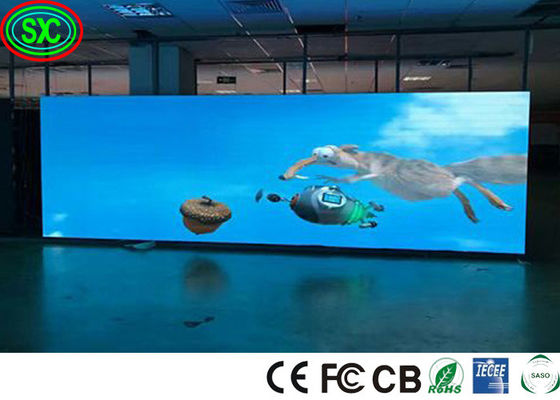 Không dính mài HD Audio-Visual P2 P3 256 * 128mm Indoor Full-Color LED Display màn hình LED đầy màu sắc