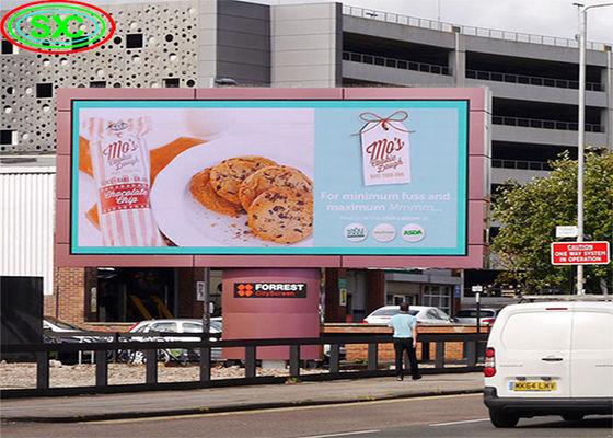P2.5 LED Die-Cast Aluminum Large Digital Billboard Quảng cáo Thị trường chống nước