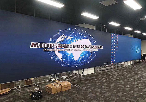 Nội thất toàn màu sân khấu nền P4 LED Video màn hình màn hình màn hình tường