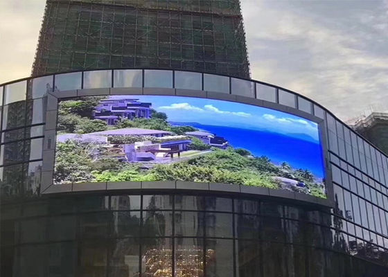 Ngoài trời P10 Full Color SMD Waterproof LED Video quảng cáo Billboard 320 * 160mm
