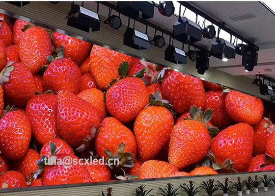 HD SMD LED Die-Cast Aluminium Screen 62500 Dots/Sqm, Nhà trong nhà LED TV Wall Rent