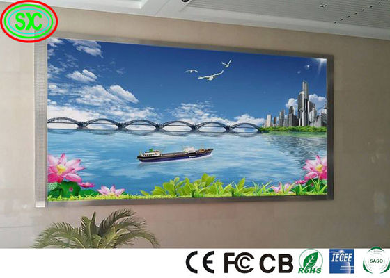 Phân đồ tường video LED 2,5mm, nhà thờ khổng lồ Smd đầy màu quảng cáo trong nhà