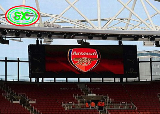Đấu trường ngoài trời Led Display kêu quảng cáo P10 đầy màu sắc 960 * 960mm Bảng quảng cáo