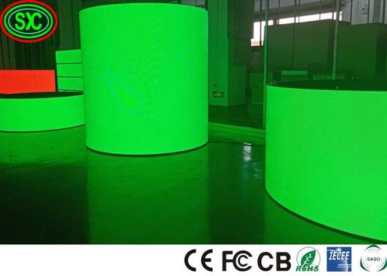 HD 3 năm bảo hành đầy đủ màu sắc 3840hz P3.91 Indoor Curved LED Display Screen For Stage