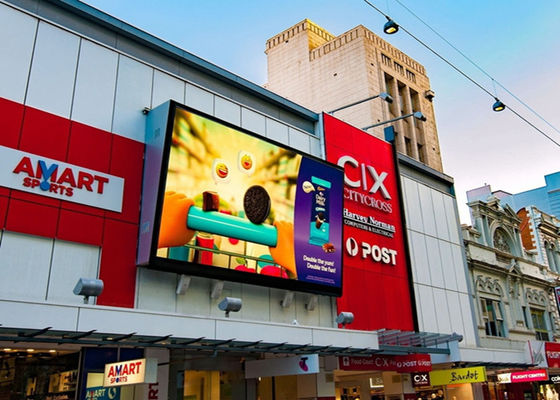 Xây dựng P10 SMD màn hình LED quảng cáo Billboard Super Clear Vision 3 năm bảo hành