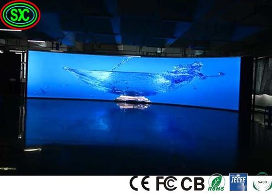 Chất lượng cao bán buôn nội thất P3 màn hình LED đầy màu màn hình phim video tường nhà thờ linh hoạt