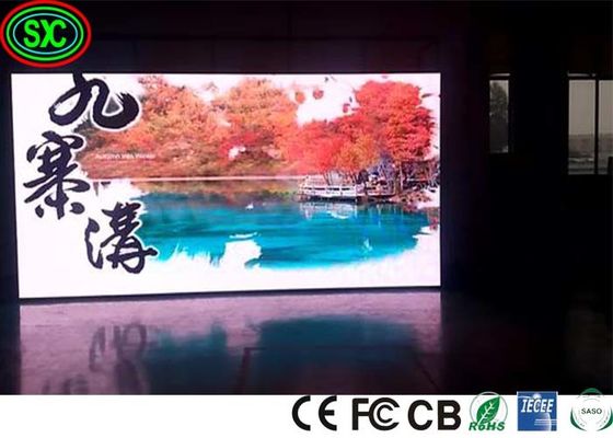 Màn hình LED đầy màu trong nhà lớn linh hoạt 111111 pixel / M2 1300 độ sáng / M2 P3