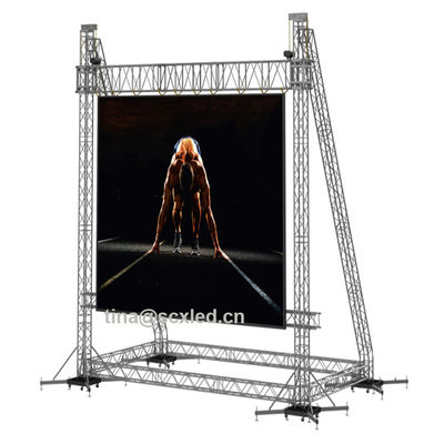 Phòng chống nước ngoài Full Color SMD2727 40000dots/sqm P5 Stage LED Video Wall