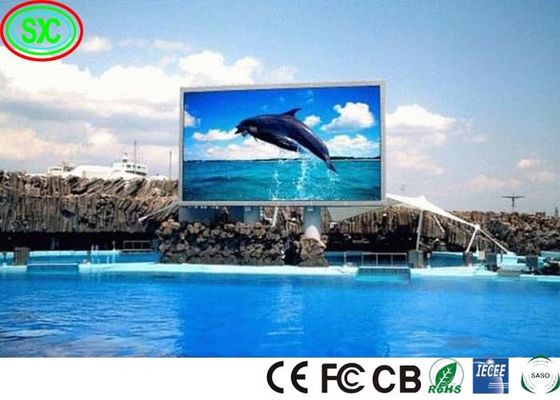 cố định 7000 Nits P10 LED Video Wall Panel 320 * 320mm ngoài trời màn hình LED đầy màu LED màn hình LED đầy màu ngoài trời