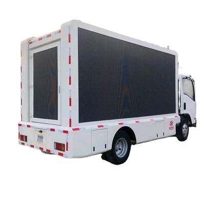 P6 Full Color Van ngoài trời xe tải di động quảng cáo LED hiển thị LED trailer video panel