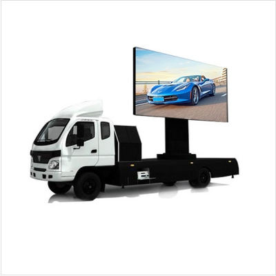 HD ngoài trời đầy màu sắc Video xe tải gắn màn hình LED Quảng cáo đa phương tiện P10