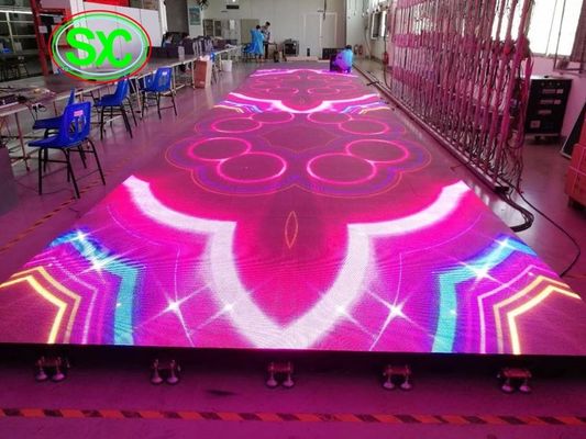 Indoor HD P6.25 SMD3528 Full Color LED Dance Floor 1000mmx 500mm Box