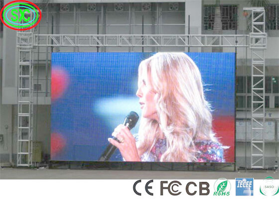 FCC IECEE 6000cd 40000dots/sqm 1R1G1B màn hình LED sân khấu