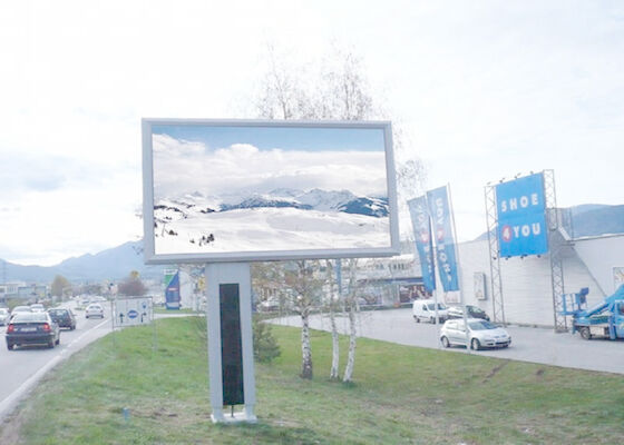 ngoài trời chống nước Cài đặt cố định Điện tử Led màn hình quảng cáo đầy màu sắc
