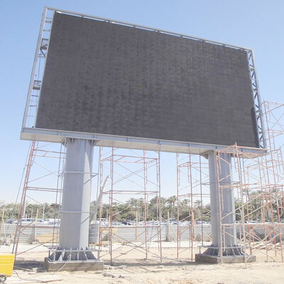 Bảo trì phía trước màu đầy đủ LED Digital Signage Signage 10mm Pixel Pitch Iron Cabinet