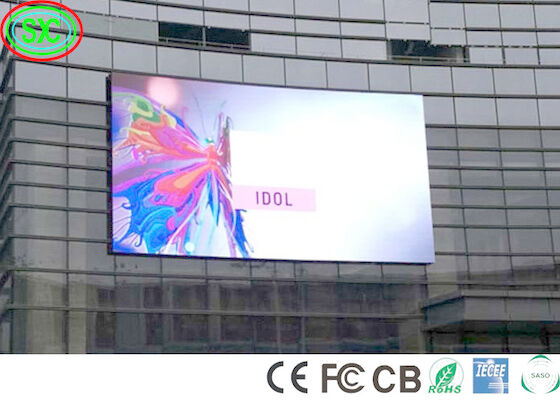P6 ngoài trời SMD2727 1R1G1B 7000cd/m2 Full Color LED Panel màn hình LED ngoài trời full color
